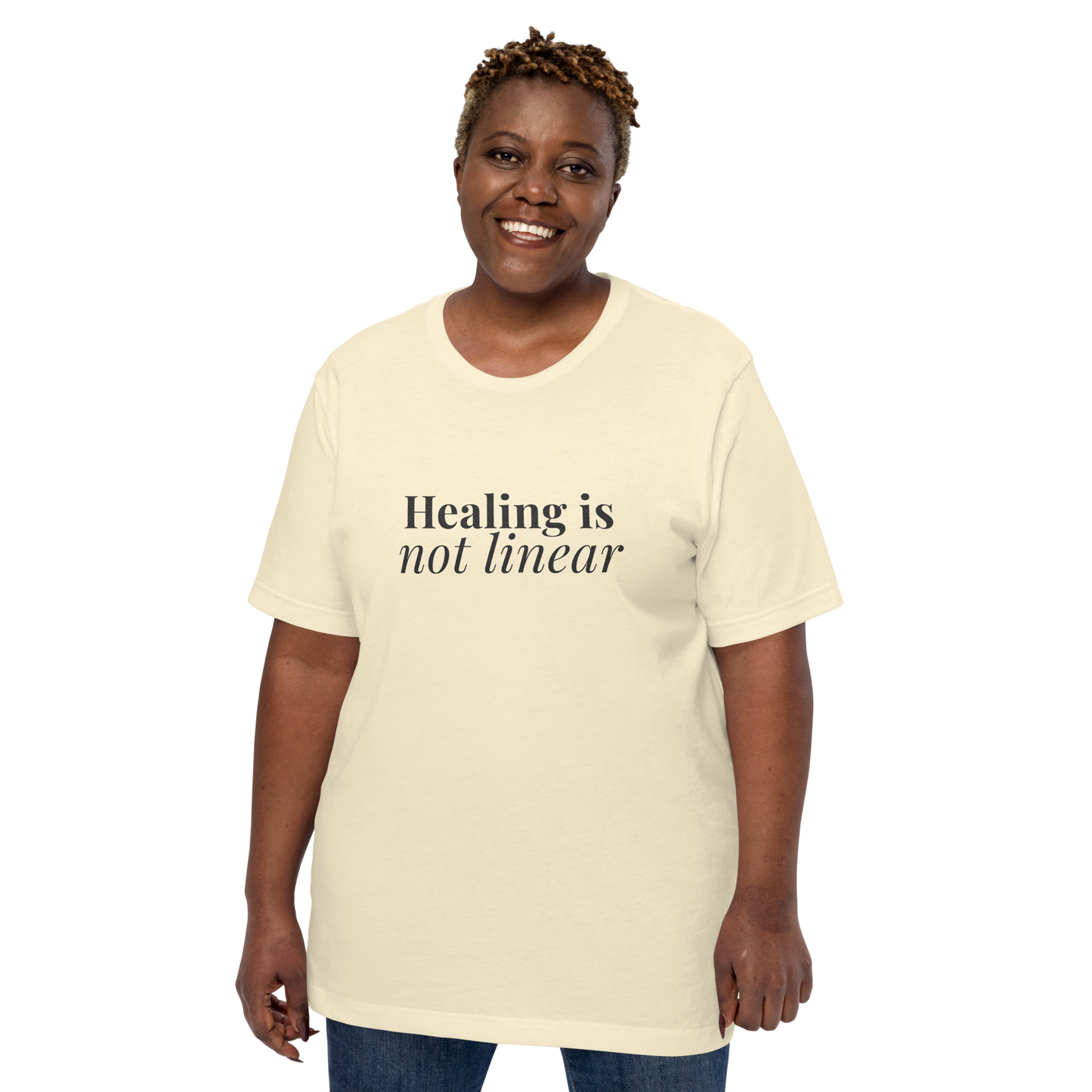 Healing Is Not Linear™ Light Tee