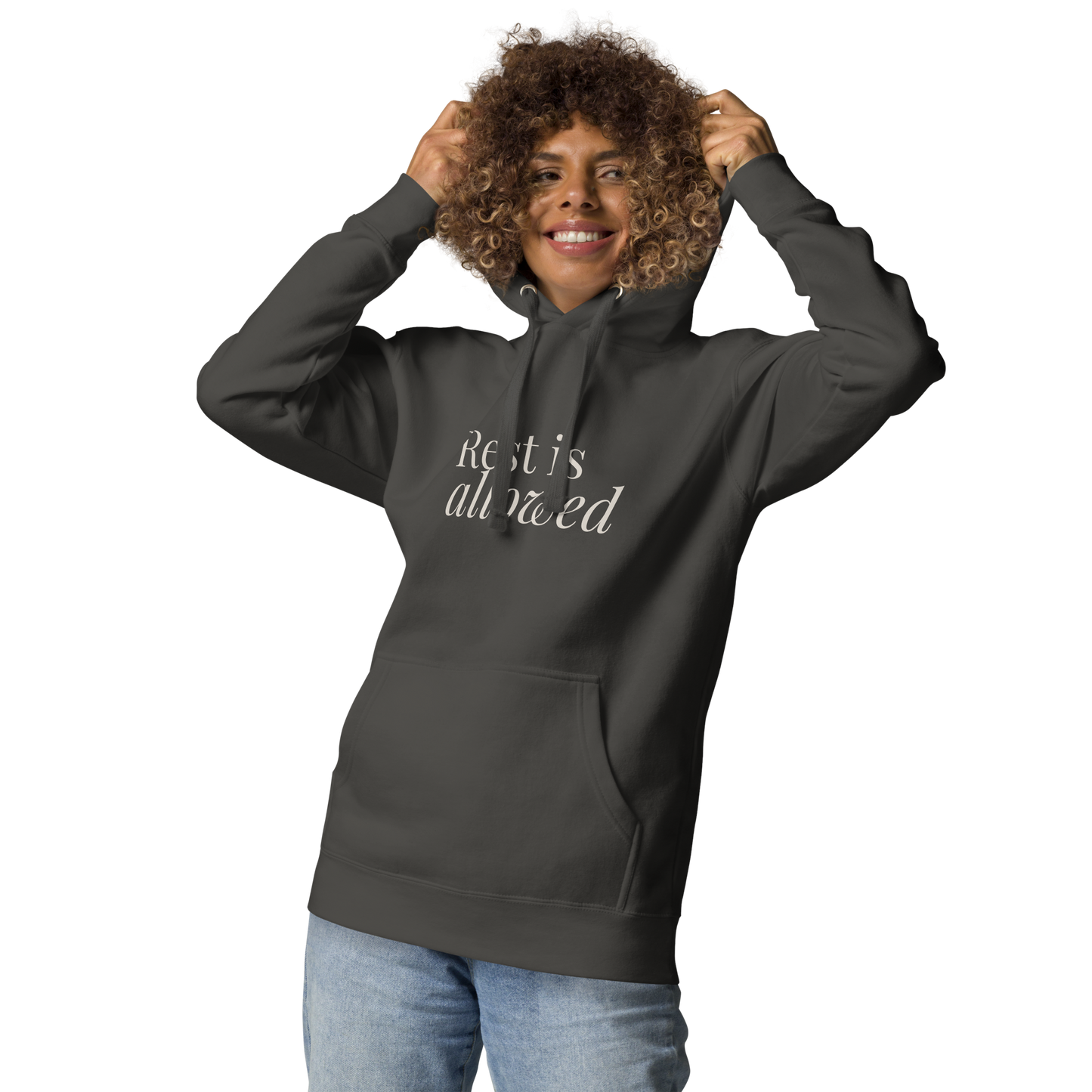 Rest Is Allowed™ Dark Hoodie