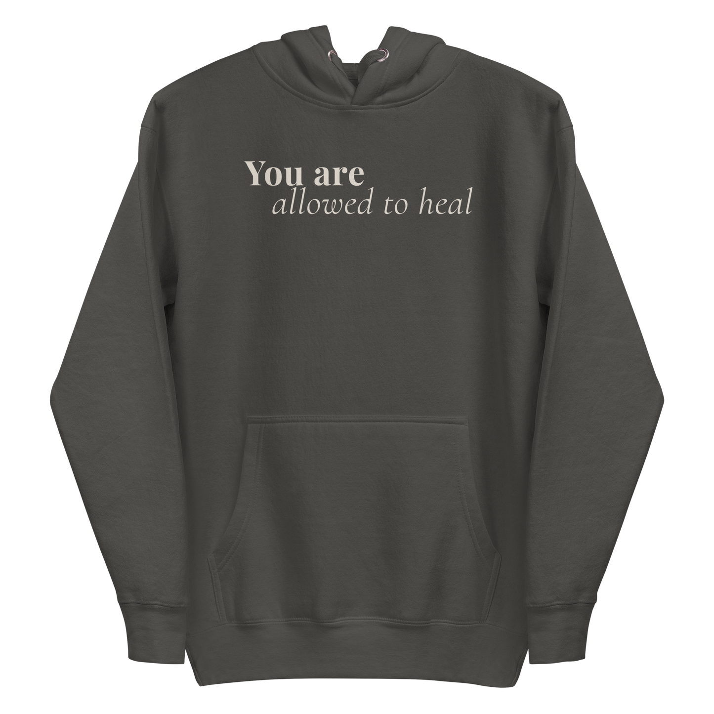 You Are Allowed to Heal™ Dark Hoodie