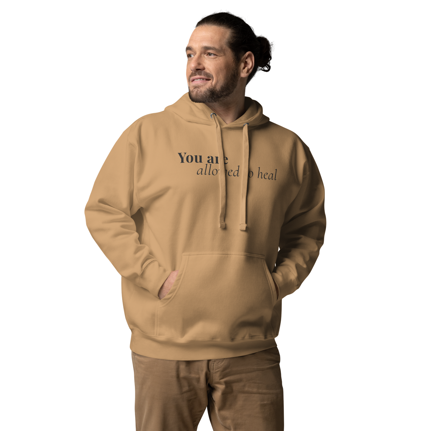 You Are Allowed to Heal™ Light Hoodie