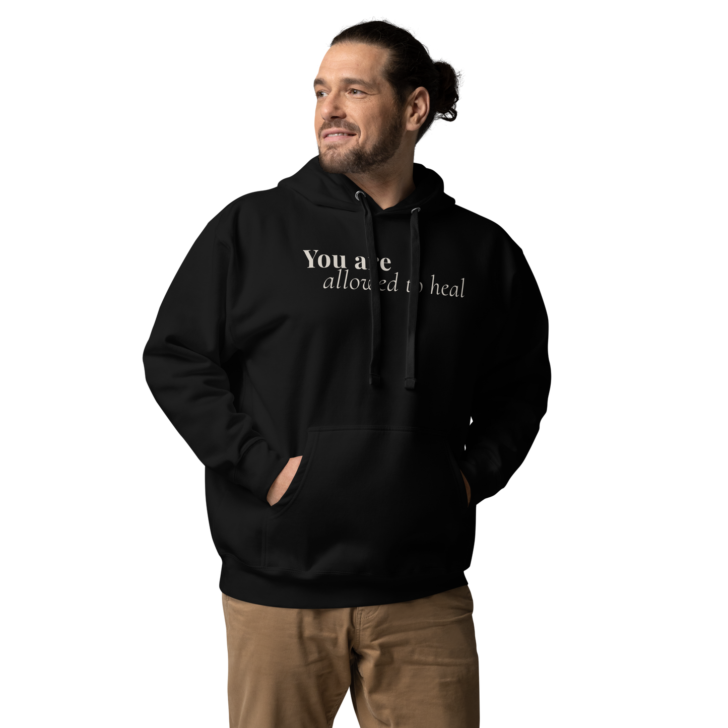 You Are Allowed to Heal™ Dark Hoodie